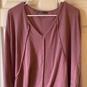 Pink long sleeved shirt